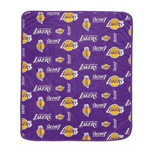 NBA Los Angeles Lakers 60 x 70 Blanket Wordmark Homefield Pegasus